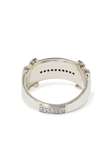 Calligraphy Hope Band, Sterling Silver